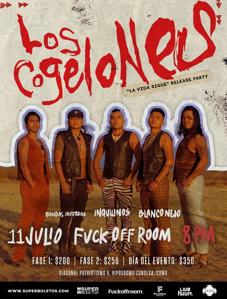Los Cogelones en Fuck Off Room.
